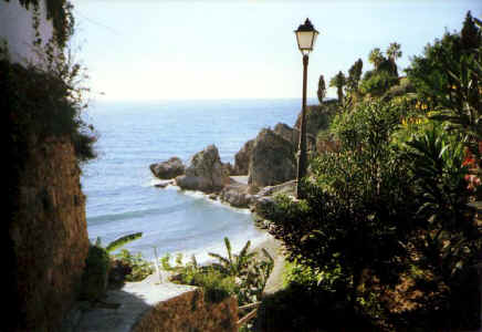 Nerja Holiday Villas Apartments Spain - A Beach View   CLICK TO EXPAND.